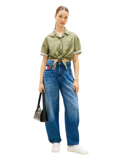 DW0DW22210L9P VERDE Tommy Jeans | DW0DW22210L9P VERDE